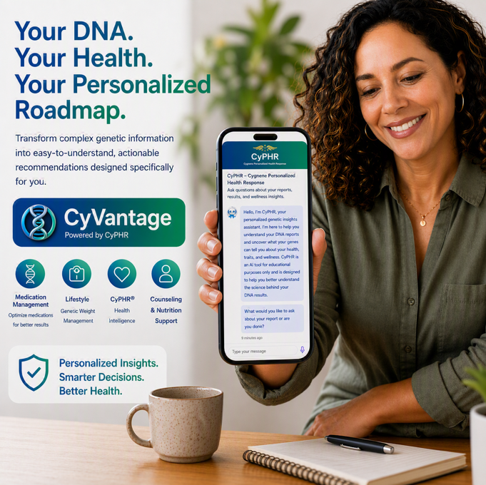 CyVantage™ - Decode Your DNA. Personalize Your Health. Optimize Your Future.